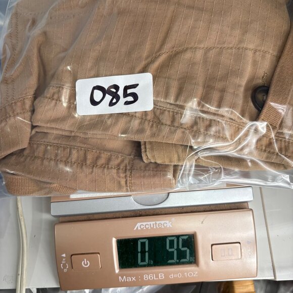 J. Crew Mens Khaki Cotton Drawstring Cargo Shorts Size 35 - Picture 5 of 5